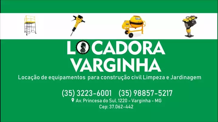 Locadora Varginha Aluguel De Equip. E Com. De Máq.